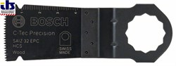 Погружное пильное полотно Bosch HCS Precison SAIZ 32 EPC, Wood 32 x 40 mm [2608662352]