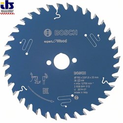 Пильный диск Bosch Expert for Wood 150 x 20 x 2,6 mm, 36 [2608644012]
