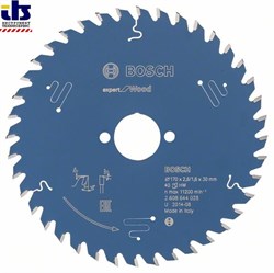 Пильный диск Bosch Expert for Wood 170 x 30 x 2,6 mm, 40 [2608644028]