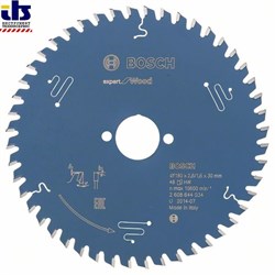 Пильный диск Bosch Expert for Wood 180 x 30 x 2,6 mm, 48 [2608644034]