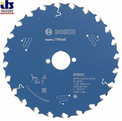 Пильный диск Expert for Wood 190x30x2.6/1.6x24T