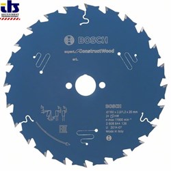 Пильный диск Bosch Expert for Construct Wood 160 x 20 x 2,0 mm, 24 [2608644136]
