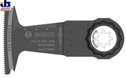 Погружное пильное полотно Bosch BIM PAII 65 APB Wood and Metal 50 x 65 mm [2608662566]