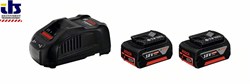 Аккумуляторы Базовый комплект 2 x Bosch GBA 18&#160;В/6,0&#160;А•ч + GAL 1880 CV [1600A00B8L]