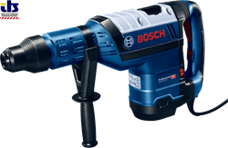 BOSCH GBH 8-45 D Перфоратор SDS-MAX электрический 1500 Вт, сила удара-12.5 Дж, число ударов - 1380-2760, бетон/полая коронка кирпич-45/150 дополнительная рукоятка, ограничитель глубины, чемодан.
