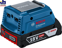 USB-переходник BOSCH GAA 18V-24 для зарядки (14.4/18 В)  (1600A00J61) - фото 82877