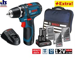 Дрель-шуруповерт аккумуляторная BOSCH GSR 12V-15 Professional [0615990G6L] - фото 83984