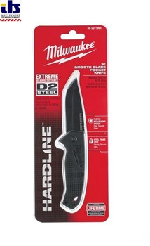 Нож раскладной (черный), Hardline Folding Knife Smooth, MILWAUKEE - фото 85808
