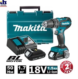 Шуруповерт DHP485SYE ударный BL motor аккумуляторный, MAKITA