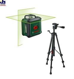 Лазерный нивелир BOSCH Universal Level 360 Set (зелёный луч) + штатив ТТ 150 (0603663E03) - фото 88728