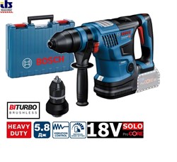 Аккум. перфоратор BOSCH GBH 18V-34 CF (18.0 В, БЕЗ АККУМУЛЯТОРА, 5.8 Дж, 0611914021)