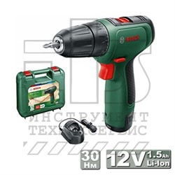 Шуруповерт аккумуляторный EasyDrill 1200 (1*1,5 Ач / Кейс), BOSCH - фото 92240