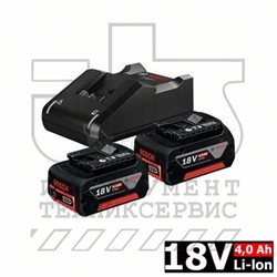 GBA 18V (4.0Aч) х 2 + GAL 18V-40