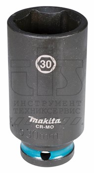 Головка ударная  1/2" 30 мм Impact Black (удлиненная), MAKITA - фото 92822