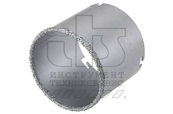 Коронка кольцевая металлическая с HM покрытием 33х55мм по кирпичу - фото 93947