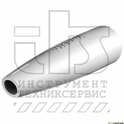 Насадка гибкая резиновая d28мм (цвет серый)