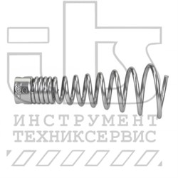 Малый конусообразный наконечник для труб 40-50мм для секционной прочистной машины М18 (под тросики 22мм) - фото 97329