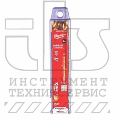 Сверло по металлу Milwaukee RedHEX HSS-G TiN. 10мм  (5шт)