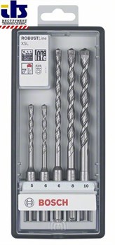 Набор из 5 ударных свёрл Bosch Robust Line X5L 5,5; 5,5; 5,5; 5,5; 5,5 mm [2607019930]