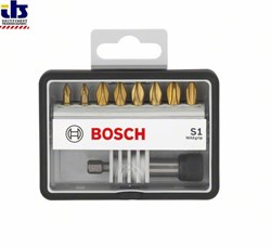 Bosch Набор Robust Line из 8+1 насадок-бит S Max Grip 25 мм, 8+1 шт. 2607002575