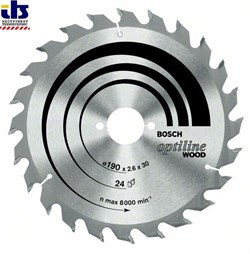 Пильный диск Bosch Optiline Wood 170 x 30 x 2,6 mm, 36 [2608640605]