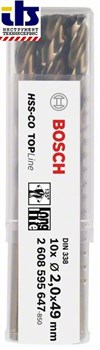 Свёрла по металлу Bosch HSS-Co Topline, DIN 338 5 x 52 x 86 mm [2608595658]