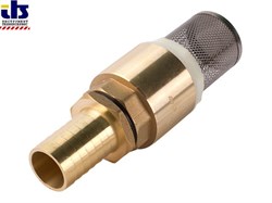 Обратный клапан с сетчатым фильтром для насосных станций, латунь, 1&quot; (ECO) (GFI-0074) [GFI0074]