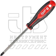 Отвертка магнитная с трехгранной рукояткой PZ2x125, MILWAUKEE