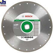 Bosch Алмазный отрезной круг Best for Ceramic Extraclean Turbo 300 x 25,40 x 3,2 x 10 mm 2608602241