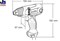 MAKITA TD0101F Шуруповерт ударный (230 Вт, патрон внутр. шестигр. 1/4", 100 Нм, подсветка) - фото 83364