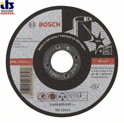 Отрезной круг, прямой, Bosch Expert for Inox AS 46 T INOX BF, 115 mm, 2,0 mm [2608600093]