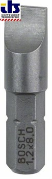 Насадка-бита Bosch Extra Hart S 1,2x8,0, 25 mm [2607001468]