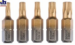 Набор из 5 насадок-бит Bosch Max Grip (Torx&#174;) T 10; T 15; T 20; T 25; T 30; 25 mm [2607001769]