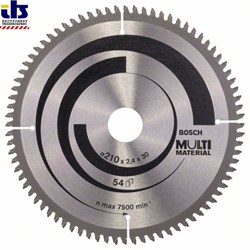 Пильный диск Bosch Multi Material 210 x 30 x 2,5 mm, 80 [2608640445]