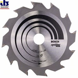 Пильный диск Bosch Optiline Wood 140 x 20/12,7 x 2,4 mm, 12 [2608641168]