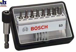 Набор Bosch Robust Line из 8+1 насадок-бит S Extra Hart 25 mm, 8+1tlg. [2607002562]