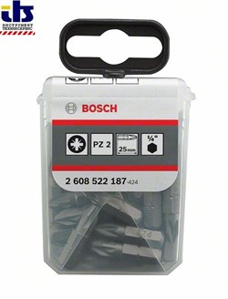 Насадка-бита Bosch Extra-Hart PZ 2, 25 mm [2608522187]