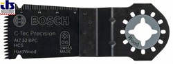 Погружное пильное полотно Bosch HCS Precision AIZ 32 BPC, Hardwood 40 x 32 mm [2608662362]