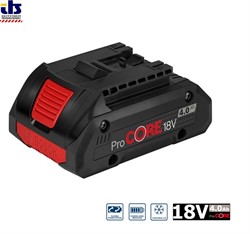 Аккумулятор ProCORE18V 4.0 Ah Professional BOSCH (1600A016GB),(1607A350AN) - фото 86129