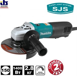 Makita 9566PCV (УШМ,ф150мм,1400Вт,4000-10000об\м) - фото 88657