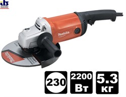 MAKITA MT M0921 Угловая Шлифовальная Машина (болгарка) в коробке,ф230мм,2200Вт,6600об\м,5,3кг - фото 88903