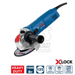 BOSCH GWX 10-125 X-LOCK Угловая шлифмашина в КОРОБКЕ 1000 Вт, 125 мм, 11000 об/мин