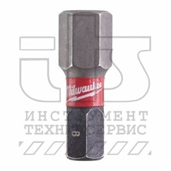 Насадка Milwaukee SHOCKWAVE Hex8 25мм (2шт), MILWAUKEE