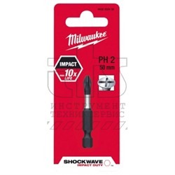 Насадка Milwaukee SHOCKWAVE PH2 50мм (1шт), MILWAUKEE