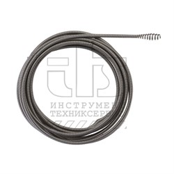 Троссик для прочистной машины 6мм x 7.6м spiral, pivot bulb auger + барабан