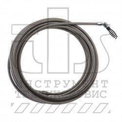 Троссик для прочистной машины 8мм x 7.6м spiral, pivot bulb auger, шт - фото 95999