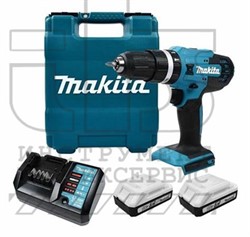 Шуруповерт ударный HP488DWE аккумуляторный  (18V / 2*1.5 Ah / 42 Nm / G-Series), MAKITA - фото 96870