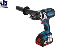 Аккум. дрель-шуруповерт BOSCH GSR 18 VE-EC L-BOXX (18.0 В, 2 акк., 4.0 А/ч Li-Ion, 2 скор., 75 Нм, шурупы до 12 мм) (06019F1101)