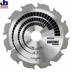 Пильный диск Bosch Construct Wood 130 x 20/16 x 2,4 mm, 12 [2608641197]