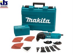 Многофункциональный инструмент (реноватор) MAKITA TM 3000 CX 2 в чем. + набор оснастки (320 Вт, 6000 20000 об/мин, набор оснастки из 15 предметов) (TM3000CX2)